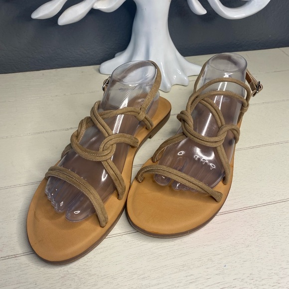 Bp. Strappy Sandals Suede Strap Slingback 11.5 - Picture 1 of 6